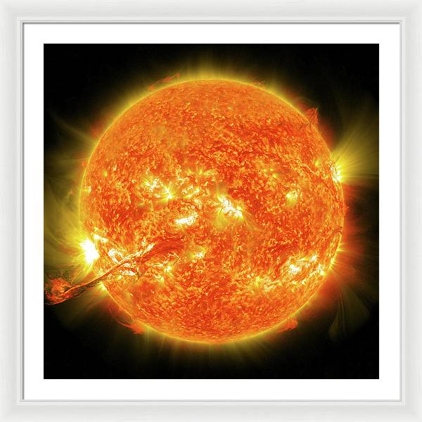 Sun / Art Photo - Framed Print