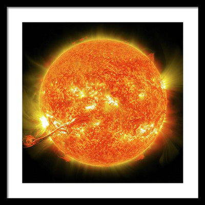 Sun / Art Photo - Framed Print