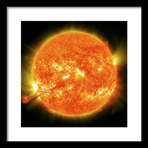 Sun / Art Photo - Framed Print