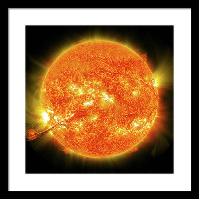 Sun / Art Photo - Framed Print