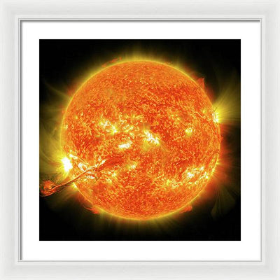 Sun / Art Photo - Framed Print