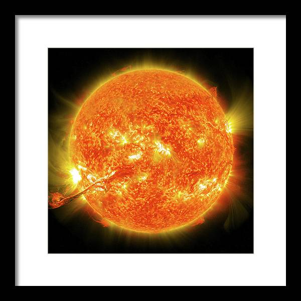 Sun / Art Photo - Framed Print