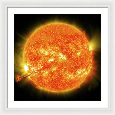 Sun / Art Photo - Framed Print