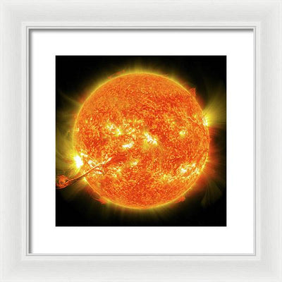 Sun / Art Photo - Framed Print