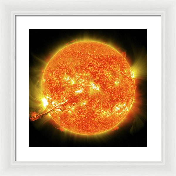 Sun / Art Photo - Framed Print