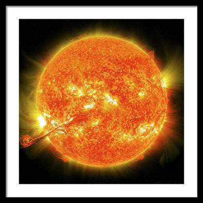 Sun / Art Photo - Framed Print