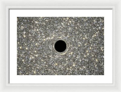 Supermassive Black Hole / Art Photo - Framed Print