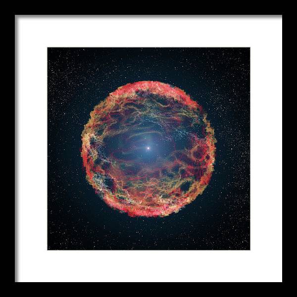 Supernova 1993J / Art Photo - Framed Print