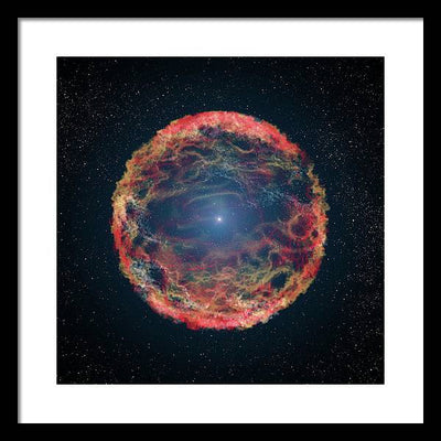 Supernova 1993J / Art Photo - Framed Print