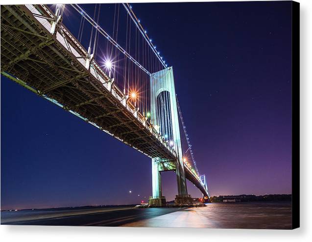 Suspension Bridge / Art Photo - Canvas Print