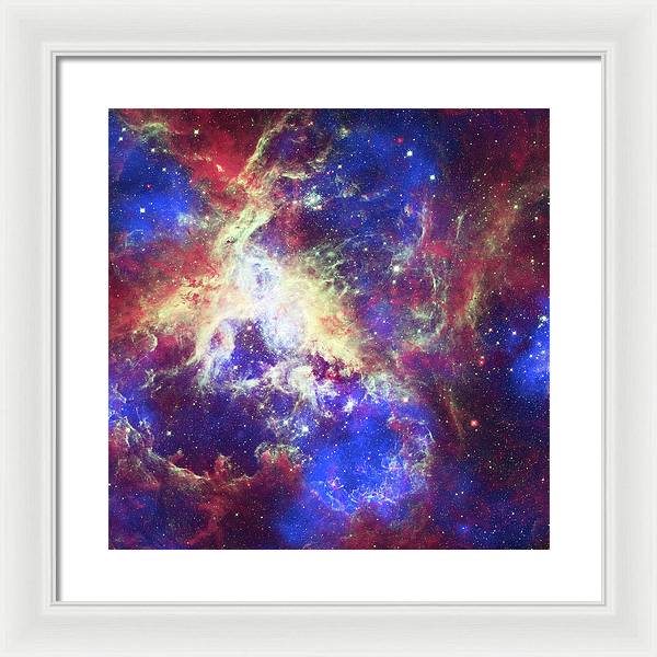 Tarantula Nebula / Art Photo - Framed Print