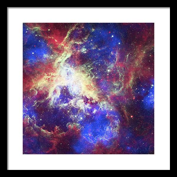 Tarantula Nebula / Art Photo - Framed Print