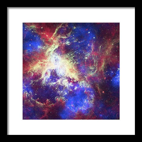 Tarantula Nebula / Art Photo - Framed Print