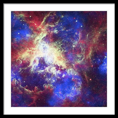 Tarantula Nebula / Art Photo - Framed Print