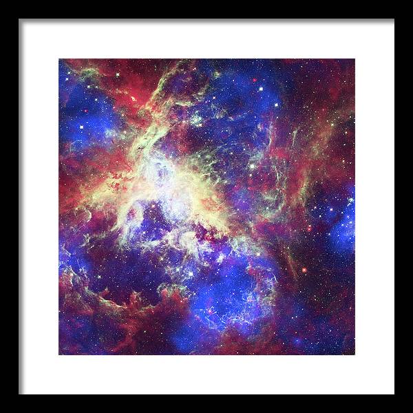 Tarantula Nebula / Art Photo - Framed Print