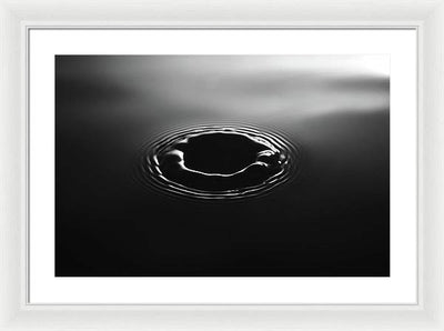 Water Drop / Art Photo - Framed Print