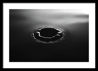 Water Drop / Art Photo - Framed Print