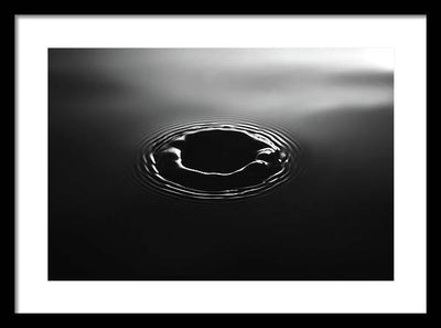 Water Drop / Art Photo - Framed Print