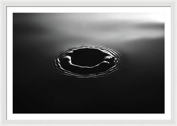 Water Drop / Art Photo - Framed Print