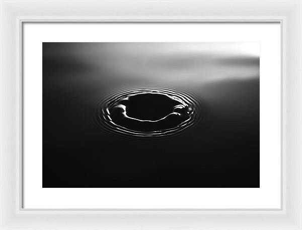 Water Drop / Art Photo - Framed Print