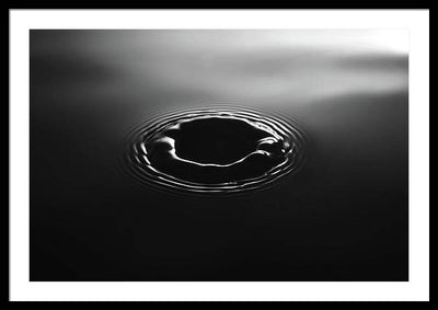 Water Drop / Art Photo - Framed Print