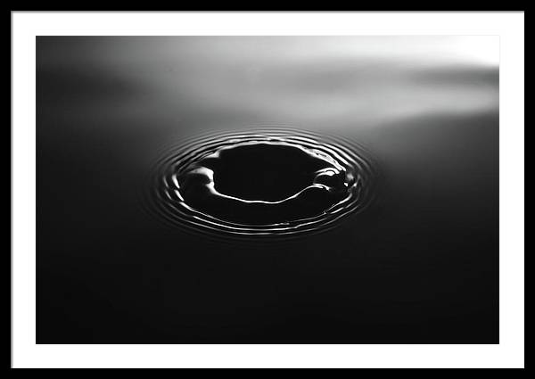 Water Drop / Art Photo - Framed Print