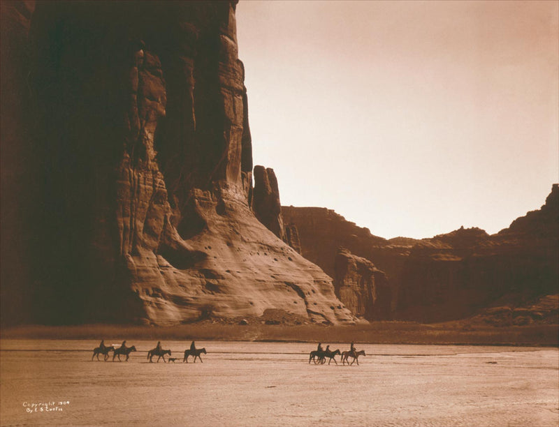 Navajo Riders in Canyon de Chelly