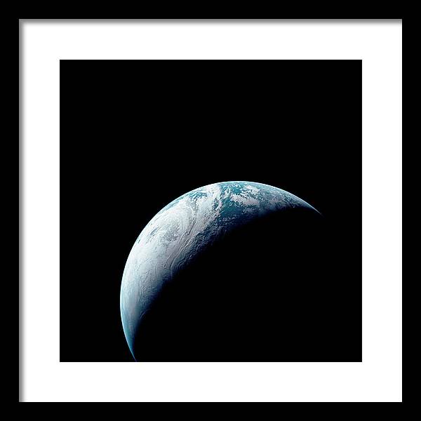 Earth / Art Photo - Framed Print