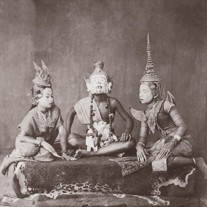 Court Actors, Harem of King Mongkut, Siam