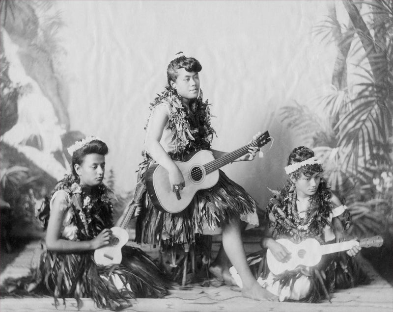 Hula Dancers with Ukulele