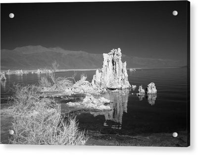 Infrared View, Mono Lake, California  / Art Photo - Acrylic Print