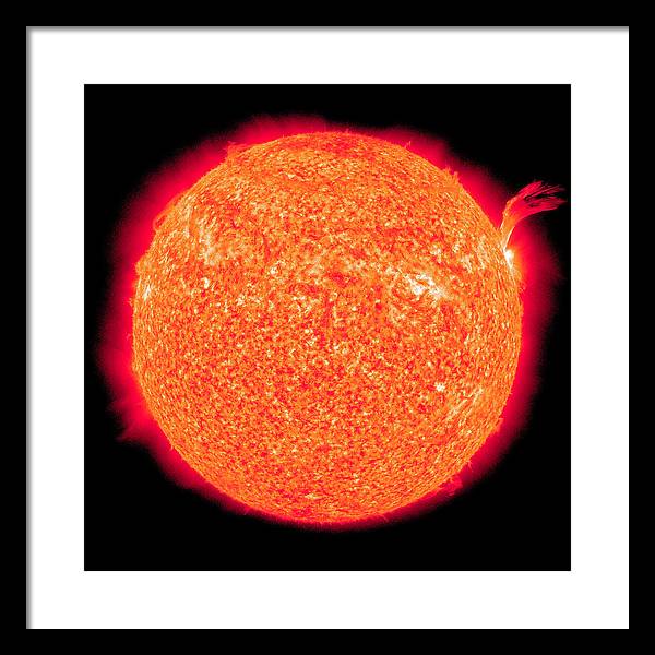 Sun / Art Photo - Framed Print