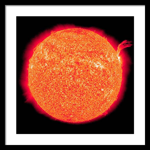 Sun / Art Photo - Framed Print