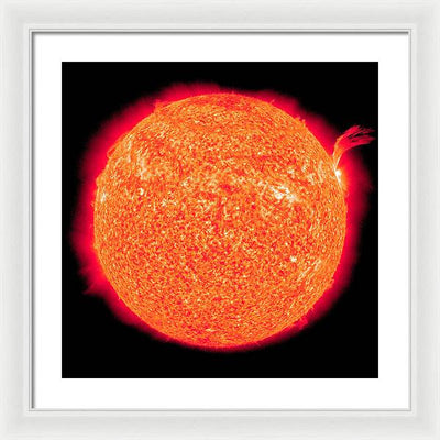 Sun / Art Photo - Framed Print