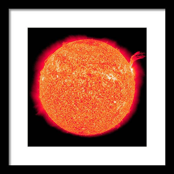 Sun / Art Photo - Framed Print