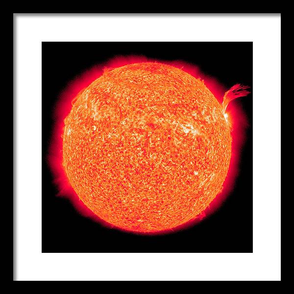 Sun / Art Photo - Framed Print