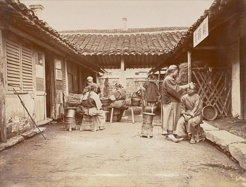 Itinerant Barbers, Shangai