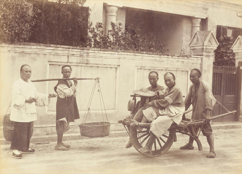 Passenger Wheelbarrow, Shangai