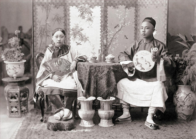 A Couple of Chinese Merchants in Rangoon
