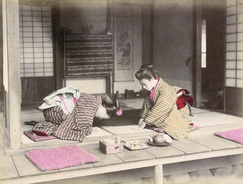 Hand Colored Photography, Japan - Tea Ceremony