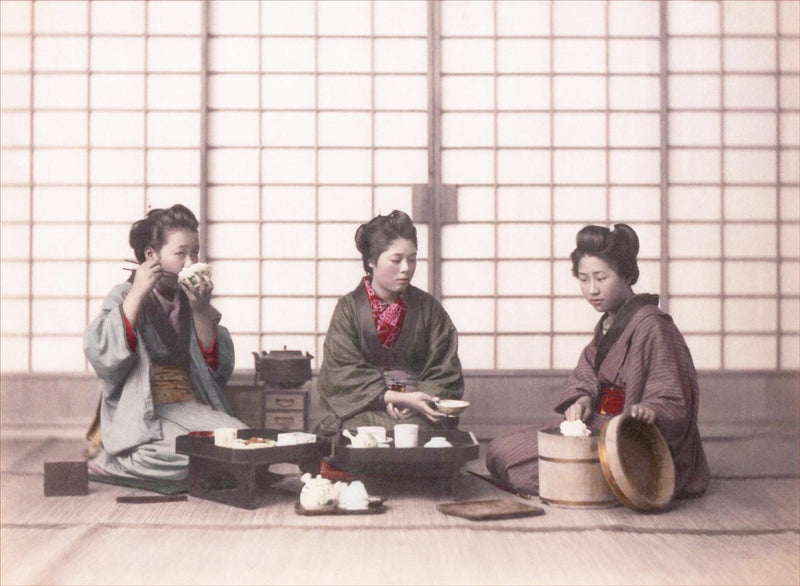 Hand Colored Photography, Japan - Dinner