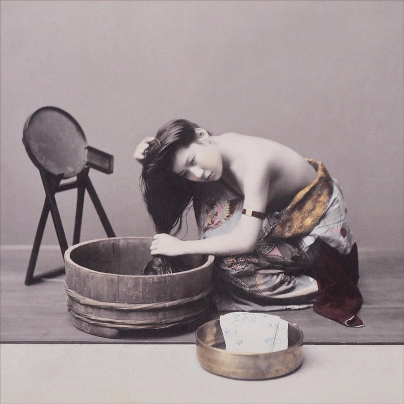Hand Colored Photography, Japan - Hair Care