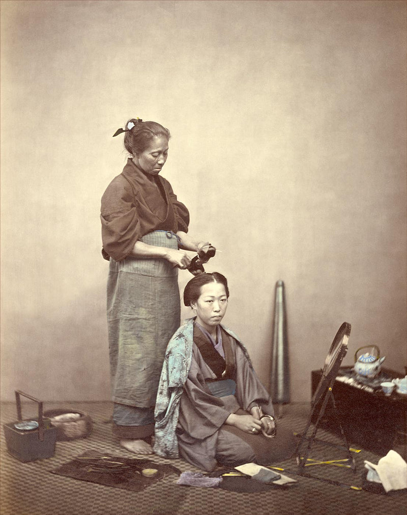 Hand Colored Photography, Japan - the Toilet