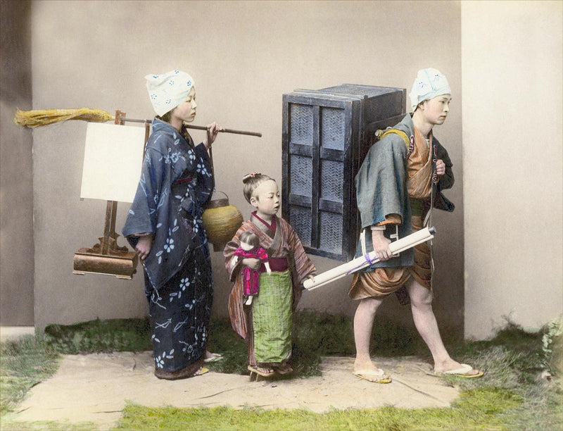 Hand Colored Photography, Japan - Moving
