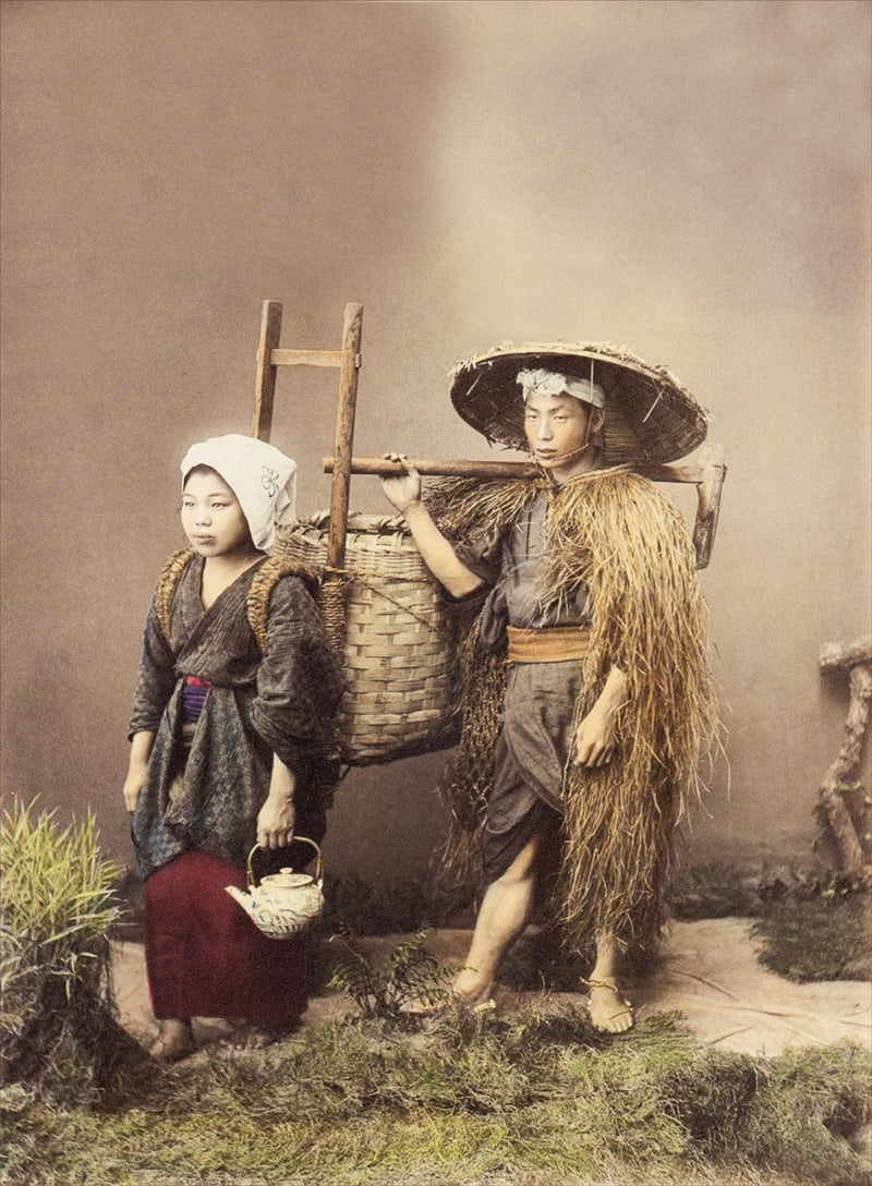 Hand Colored Photography, Japan - Farmers