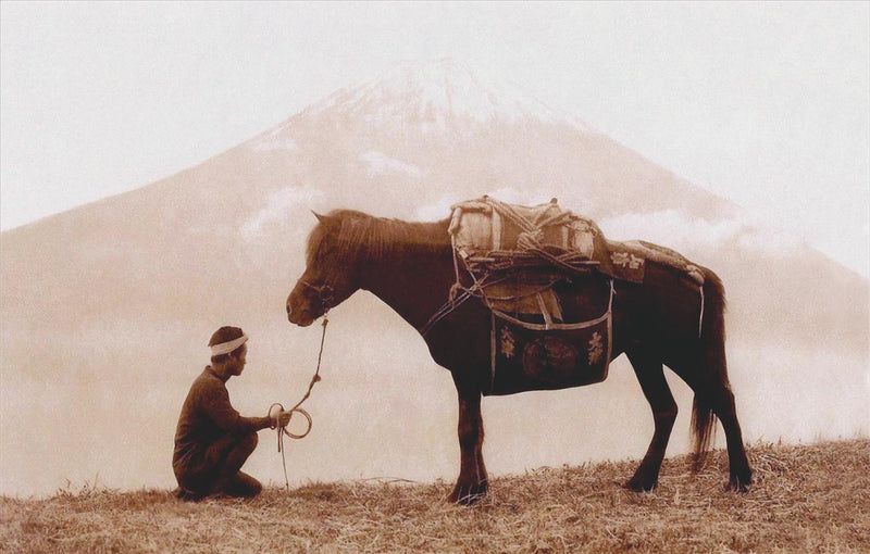 Hand Colored Photography, Japan -  Mount Fuji