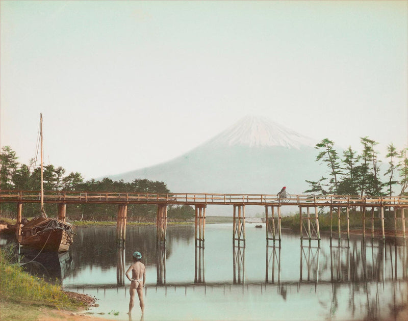 Hand Colored Photography, Japan - Mount Fuji