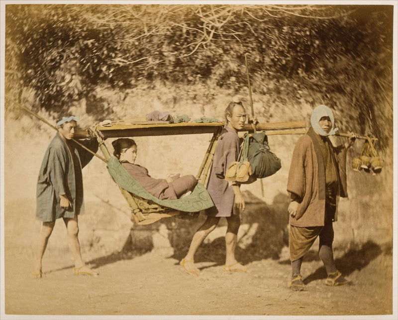 Hand Colored Photography, Japan - Kago 