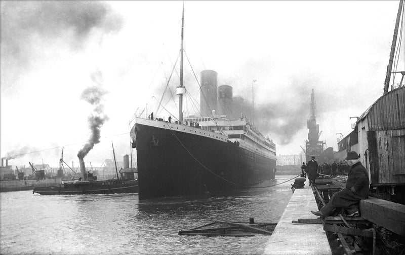 Titanic, on the Way to her Destiny