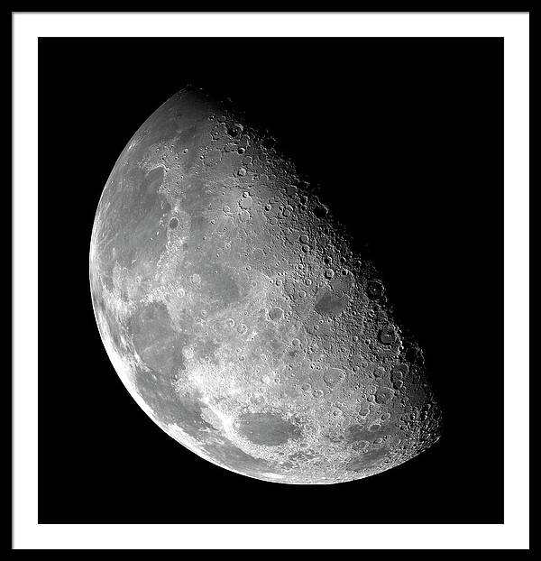 The Moon / Art Photo - Framed Print